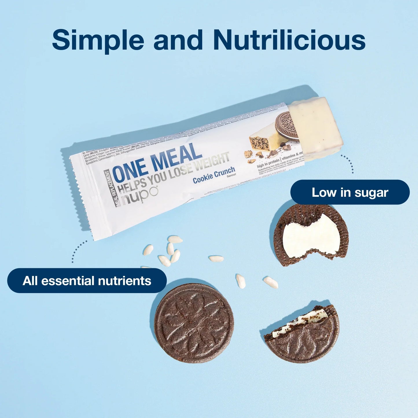 One Meal®️ барче Хрупкава Бисквитка – 1 бр.