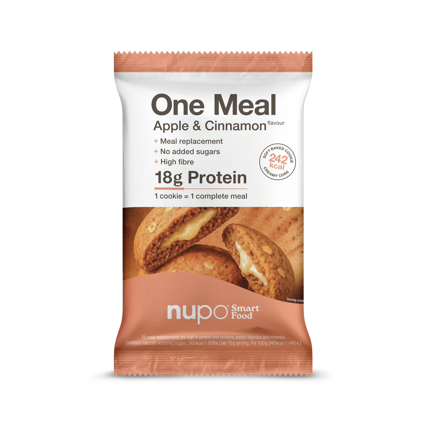 One Meal +Prime Бисквитка Ябълка и Канела – 1 бр.